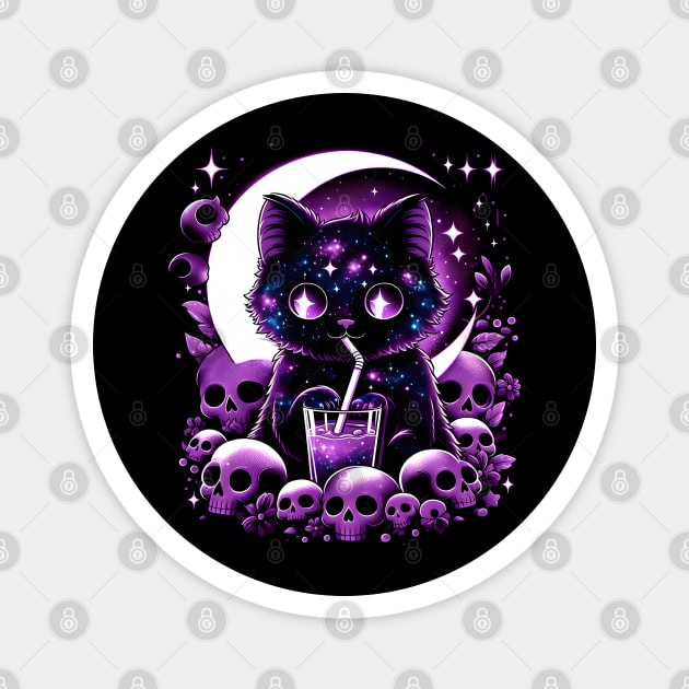 Cute Kawaii Cat Magnet by MakerMind8.2